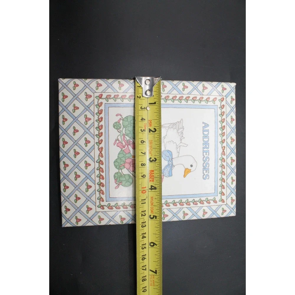 Vintage 1989 CR Gibson Goose Address Telephone Book Ring Binder Cottagecore